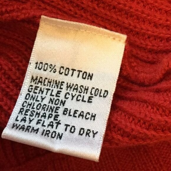 Talbots Womens Red Cardigan Sweater Tie Front Small - Picture 7 of 7